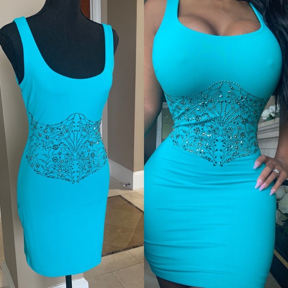 bebe Dresses & Skirts - Bebe corset pattern bodycon tank dress